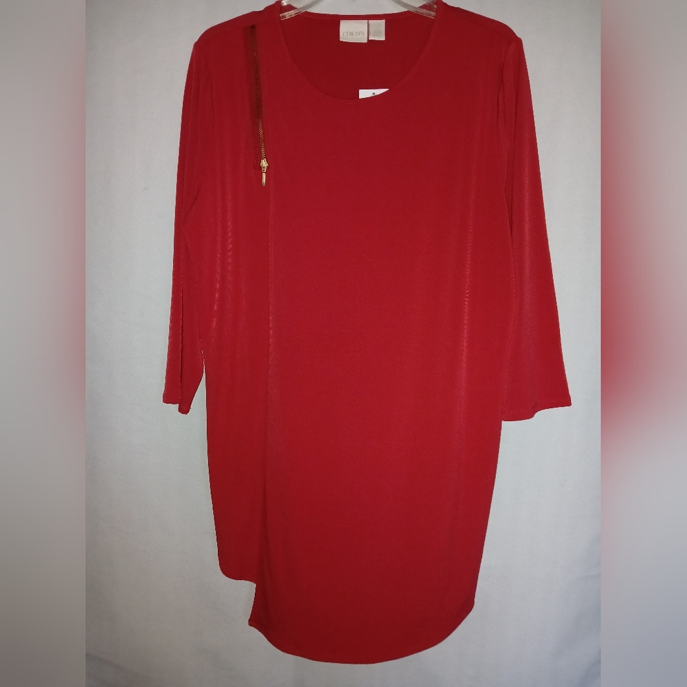 Chico's Vibrant Red Top